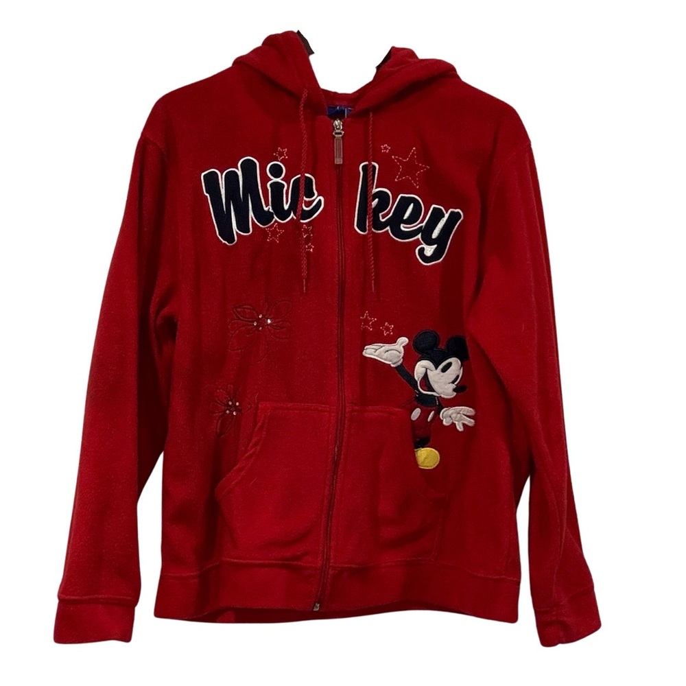 Disney Mickey Mouse Women’s Full-Zip Hoodie Size Large